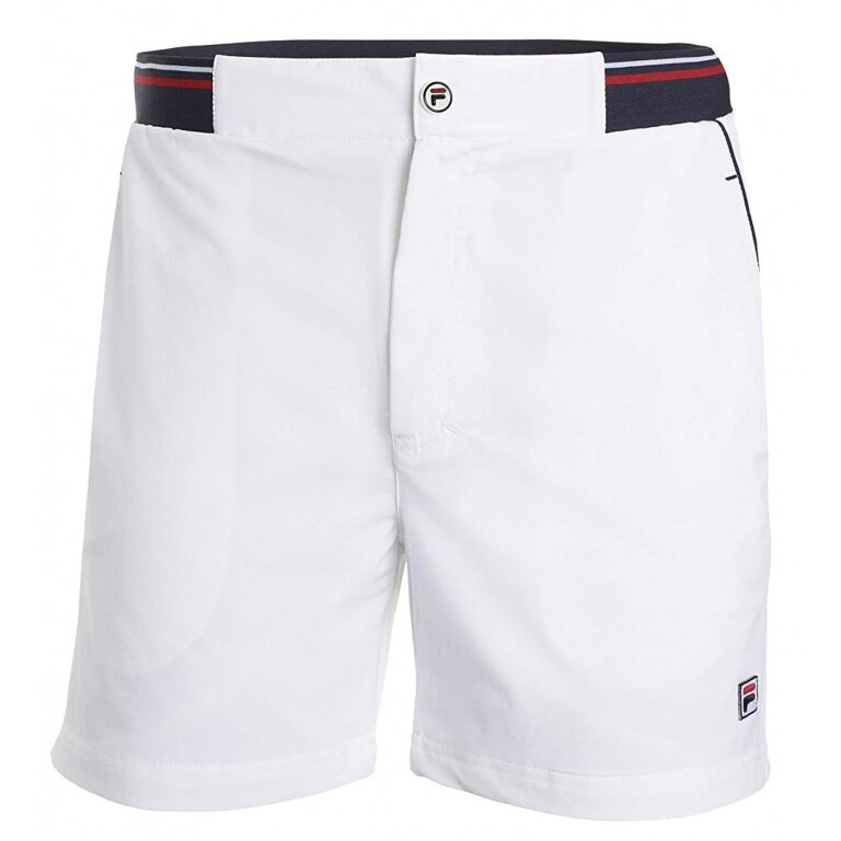 Fila Tennishose Short Stephan kurz weiss Herren