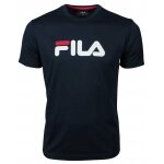 Fila Tennis-Tshirt Logo navyblau/weiss Herren
