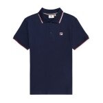 Fila Freizeit-Pol Biella Regular Tipped (Baumwolle) navyblau Herren