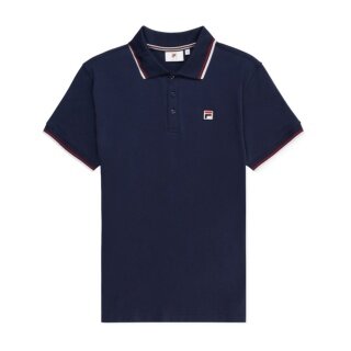 Fila Freizeit-Pol Biella Regular Tipped (Baumwolle) navyblau Herren