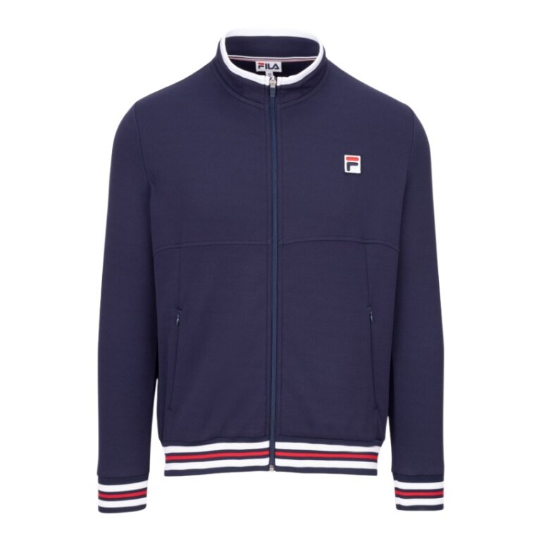 Fila Sportjacke Aron Classic Retrolook navyblau Herren