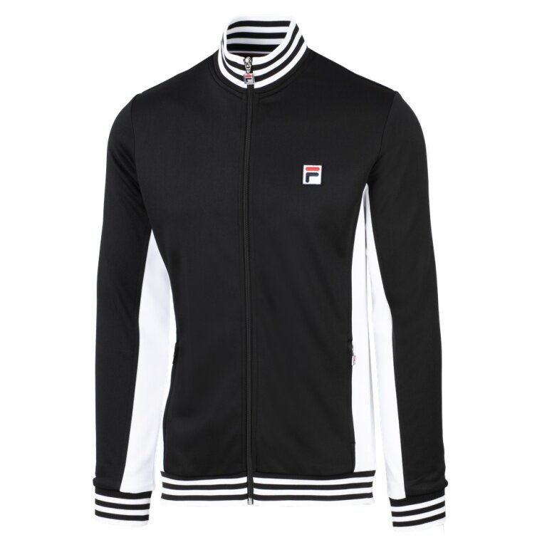 Fila Sportjacke Olaf Classic Retrolook schwarz/weiss Herren
