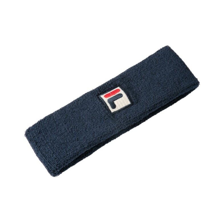 Fila Stirnband Flexby (Baumwolle) navyblau - 1 Stück
