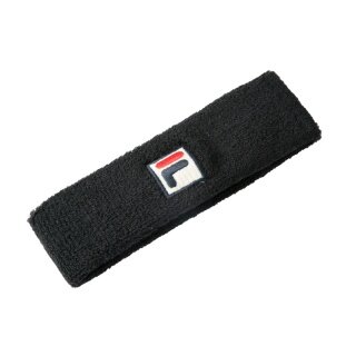 Fila Stirnband Flexby (Baumwolle) schwarz - 1 Stück