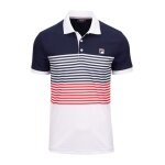 Fila Tennis-Polo BB Monte Carlo (rec. Polyester) weiss/navy/rot Herren