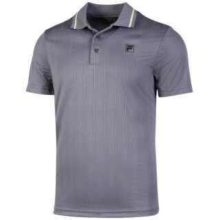 Fila Tennis-Polo Corvin (Polyester) grau Herren