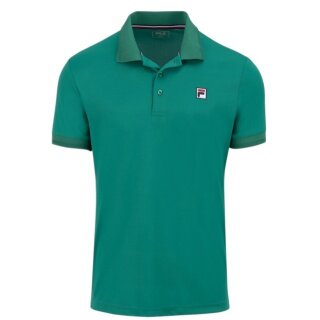 Fila Tennis-Polo Hermano (100% rec. Polyester, klassisch Look) grün Herren