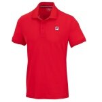 Fila Tennis-Polo Hermano (100% rec. Polyester, klassisch Look) rot Herren