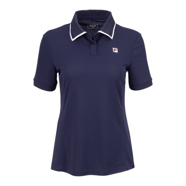 Fila Tennis-Polo Zadina (rec. Polyester, schnelltrocknend) navyblau Damen