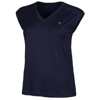 Fila Tennis-Shirt Maia (V-Ausschnitt) navyblau Damen