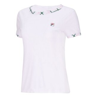 Fila Tennis-Shirt Yamila (angenehmes Tragegefühl) weiss/grün Damen
