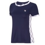 Fila Tennis-Shirt Yamila (angenehmes Tragegefühl) navyblau/weiss/rot Damen