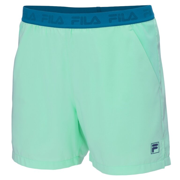 Fila Tennishose Short Jarno (4-Wege-Stretch) kurz grün Herren