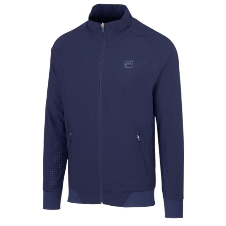 Fila Tennisjacke Aston (Stehkragen, bequeme Passform) navyblau Herren