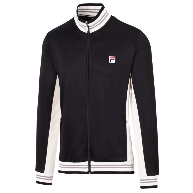 Fila Tennisjacke Björn schwarz/weiss Herren