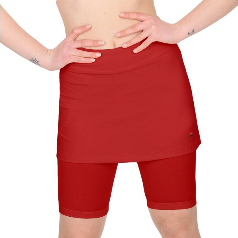 Fila Tennisrock Nele mit Innenhose (hoher Bund) rot Damen