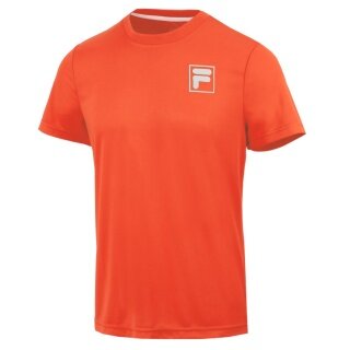 Fila Tennis-Tshirt Tommaso (100% Polyester) orange Herren