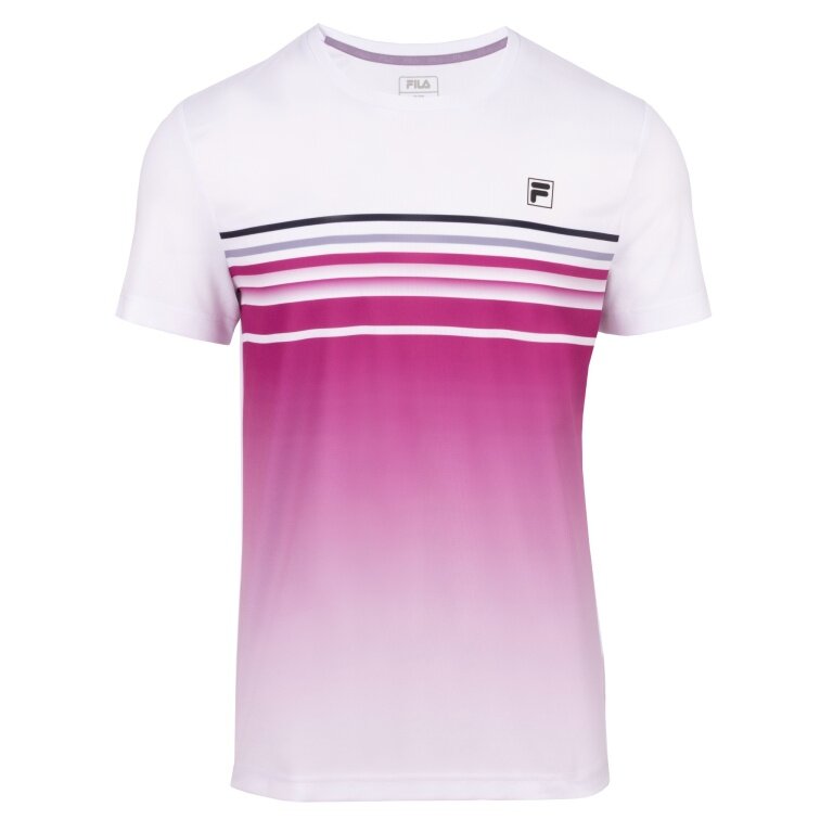 Fila Tennis-Tshirt Miguel (rec. Polyester) weiss/fuchsia Herren