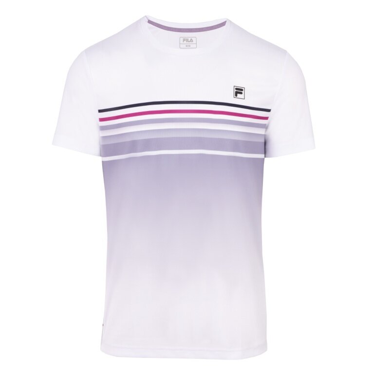 Fila Tennis-Tshirt Miguel (rec. Polyester) weiss/lavendel Herren