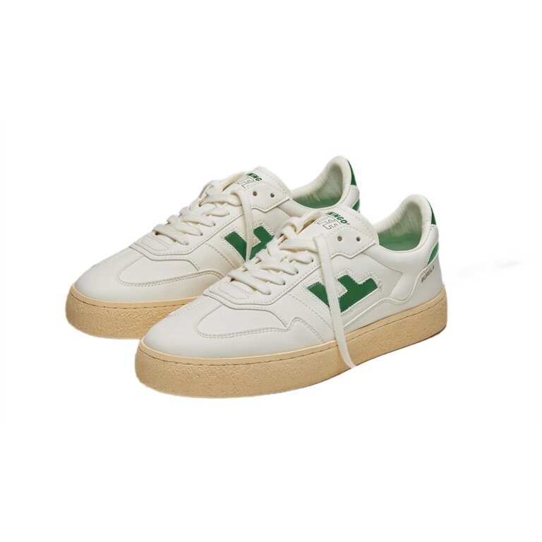 Flamingos Life Sneaker Burela Bold Crafted - weiss/grün