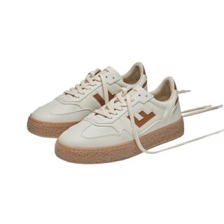 Flamingos Life Sneaker Burela Bold - creamweiss/camelbraun