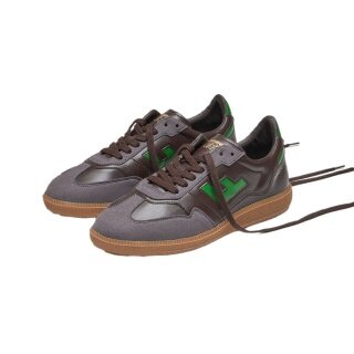 Flamingos Life Sneaker Burela Slim - dunkelbraun/moss