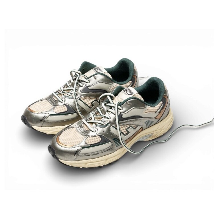 Flamingos Life Sneaker Wairoa - silber/beige/forestgrün