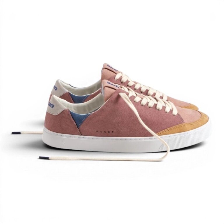 Fleeters Barfussschuhe Sneaker Antiker Zitrone rosa Damen