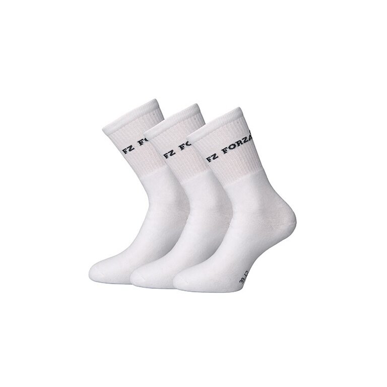 Forza Sportsocken FZ Classic Crew weiss - 3 Paar