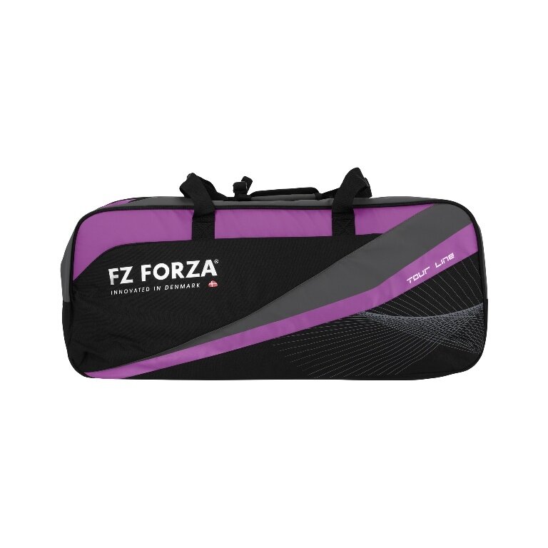 Forza Racketbag Tour Line Square (Schlägertasche, 2 Hauptfächer) violett/schwarz 6er