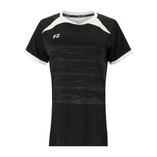 Forza Sport-Shirt Agoa S/S Tee (100% Polyester) schwarz Damen