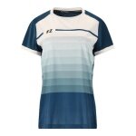 Forza Sport-Shirt Alibi S/S Tee (100% Polyester) blau/weiss Damen