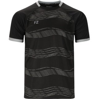 Forza Sport-Tshirt FZ CL2502 S/S Tee (100% Polyester) schwarz Herren