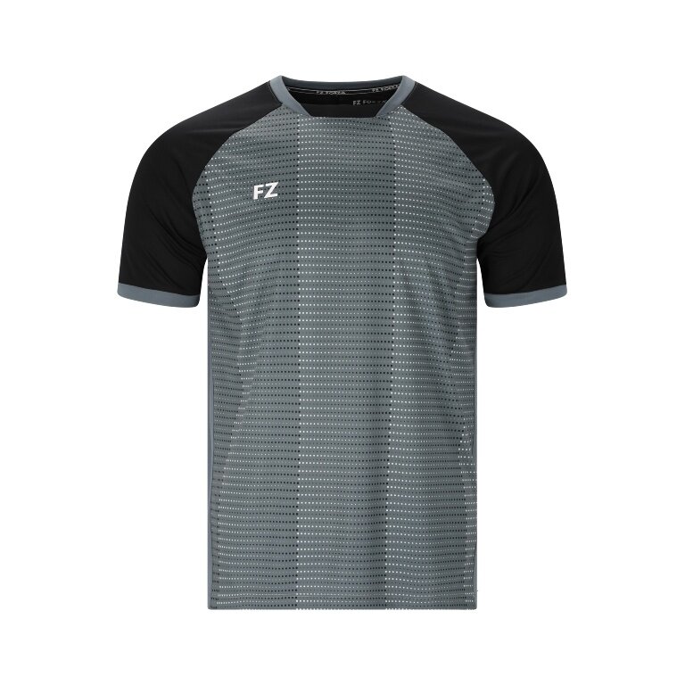 Forza Sport-Tshirt Lewy Tee (100% Polyester, bequeme Passform) grau/schwarz Jungen