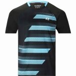 Forza Sport-Tshirt Crestor Tee (schnelltrocknend, bequem) schwarz/blau Jungen
