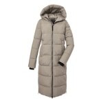 G.I.G.A. DX Wintermantel GW 50 mit Kapuze in Daunenoptik (wasserabweisend, winddicht) hellbeige Damen
