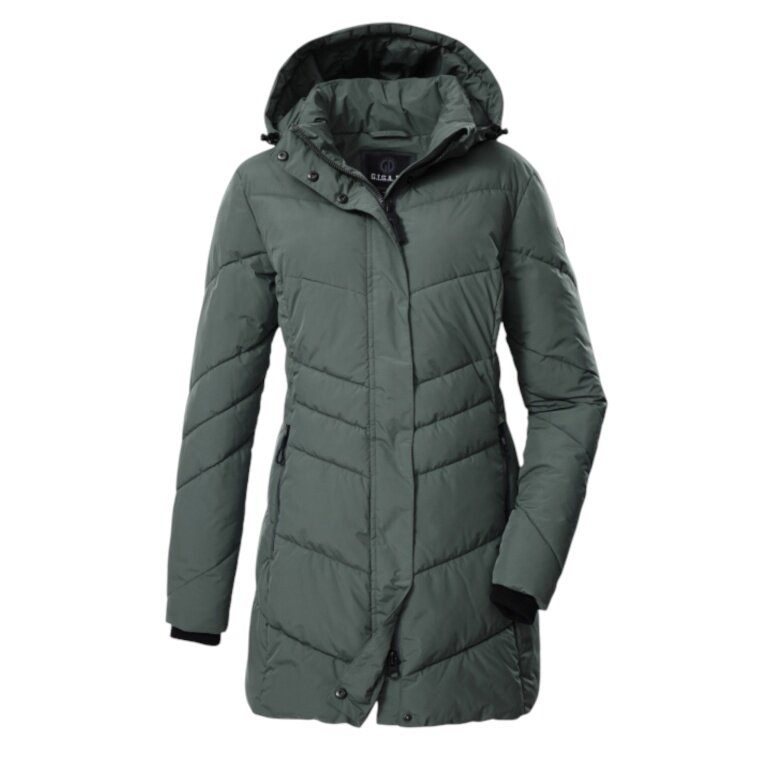 G.I.G.A. DX Winter-Steppparka GW 60 mit Kapuze (wasserabweisend, schmal geschnitten) aquaverdegrün Damen