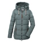 G.I.G.A. DX Winterjacke GW 12 mit Kapuze (wasserabweisend, winddicht, atmungsaktiv) blaugrün Damen
