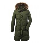 G.I.G.A. DX Winter-Daunenparka Casual mit Kapuze (wasserabweisend, atmungsaktiv, PFC-frei) dunkelolivgrün Damen