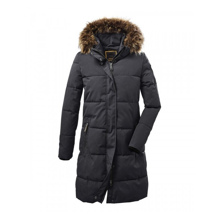 G.I.G.A. DX Winter-Daunenparka Casual mit Kapuze (wasserabweisend, atmungsaktiv, PFC-frei) dunkelblau Damen