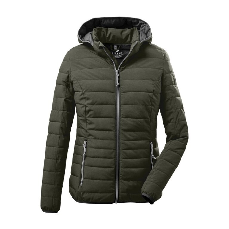 G.I.G.A. DX Winter-Funktionsjacke Uyaka mit Kapuze (wasserabweisend und winddicht) olivegrün Damen