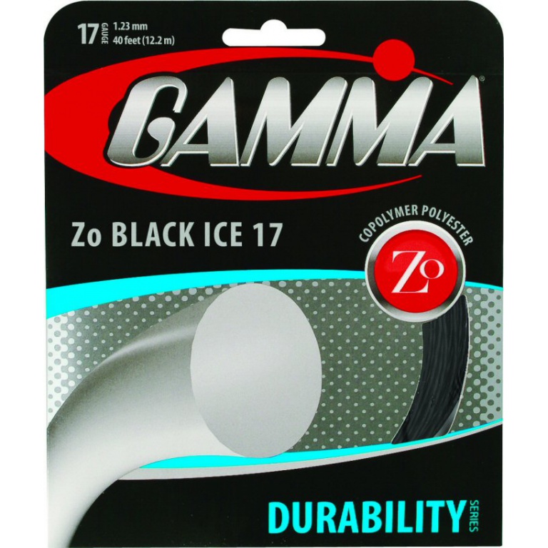 Gamma Tennissaite Zo Black Ice 12m Set