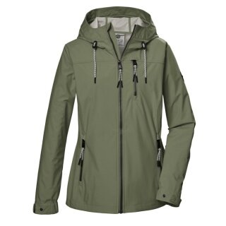 G.I.G.A. DX Softshellsjacke GS 74 mit Kapuze (wasserdicht und winddicht) olivegrün Damen