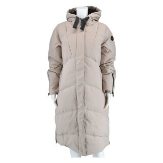 G.I.G.A. DX Winter-Steppmantel GW 41 in Daunenoptik (sehr warm, wasserabweisend, winddicht) hellbeige Damen
