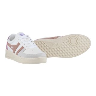Gola Sneaker Grandslam Trident 2025 weiss/hellbraun/violett Damen