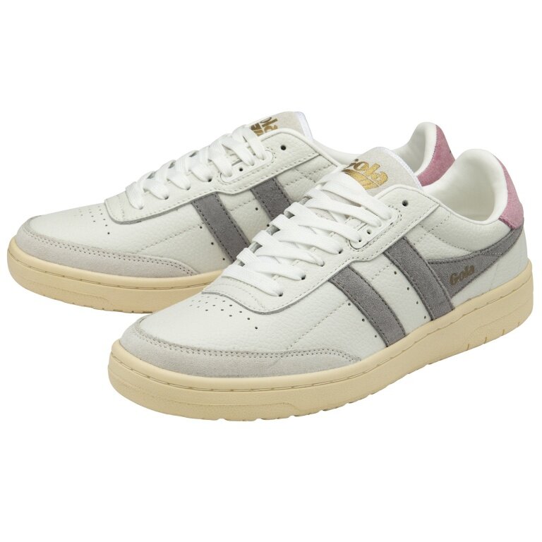 Gola Sneaker Falcon Leder 2025 weiss/grau/rosa Damen