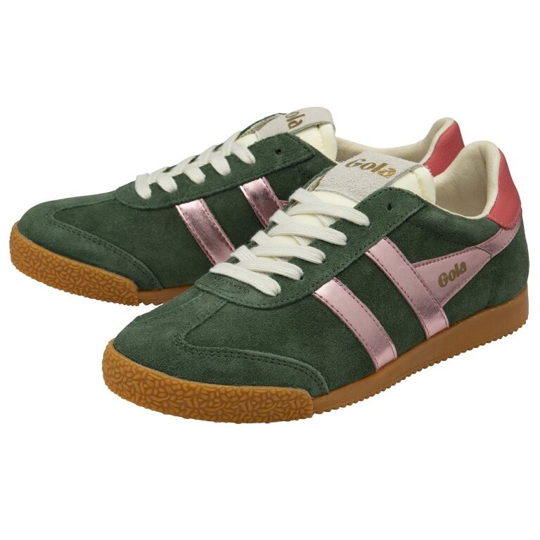 Gola Sneaker Elan Glitz 2025 immergrün/rosa/korallrot Damen