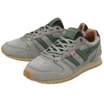 Gola Sneaker Trophy Cambridge 2025 - Made in England - zementgrau/immergrün Herren