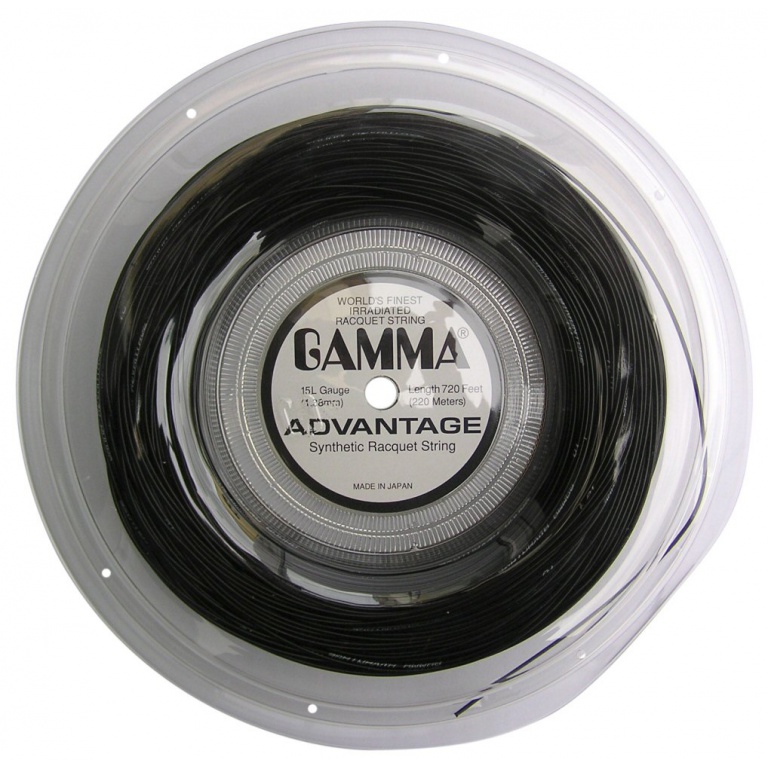 Gamma Tennissaite Advantage schwarz 220m Rolle