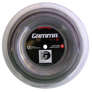 Gamma Tennissaite iO (Haltbarkeit+Power) silber 200m Rolle